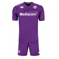 Fiorentina Heimtrikotsatz Kinder 2024-25 Kurzarm (+ Kurze Hosen)